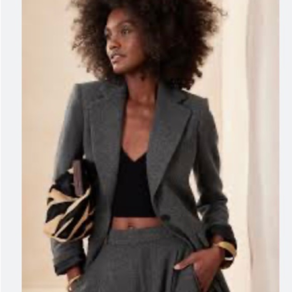 Banana Republic Herringbone Blazer